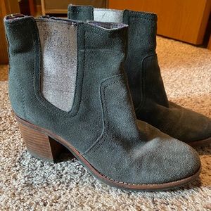 Sperry grey suede booties